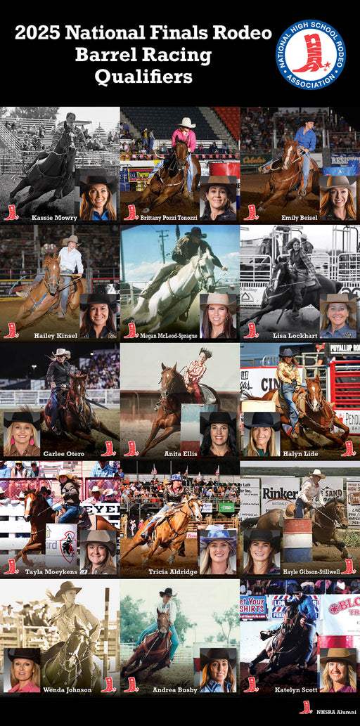 2025 NFR Signed Barrel Racing Banner