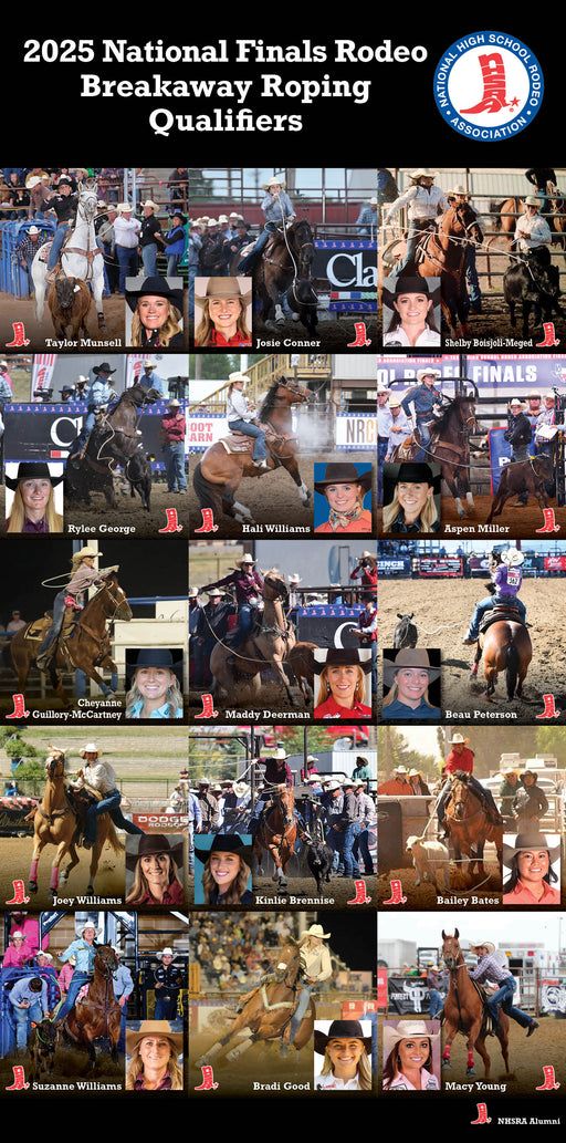 2025 NFR Signed Breakaway Roping Banner