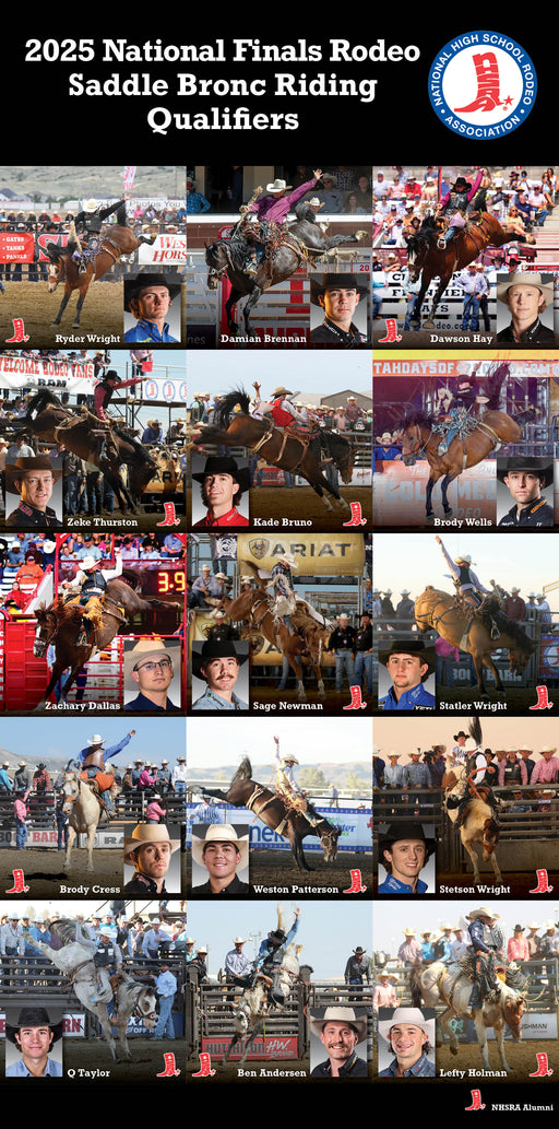 2025 NFR Signed Saddle Bronc Riding Banner