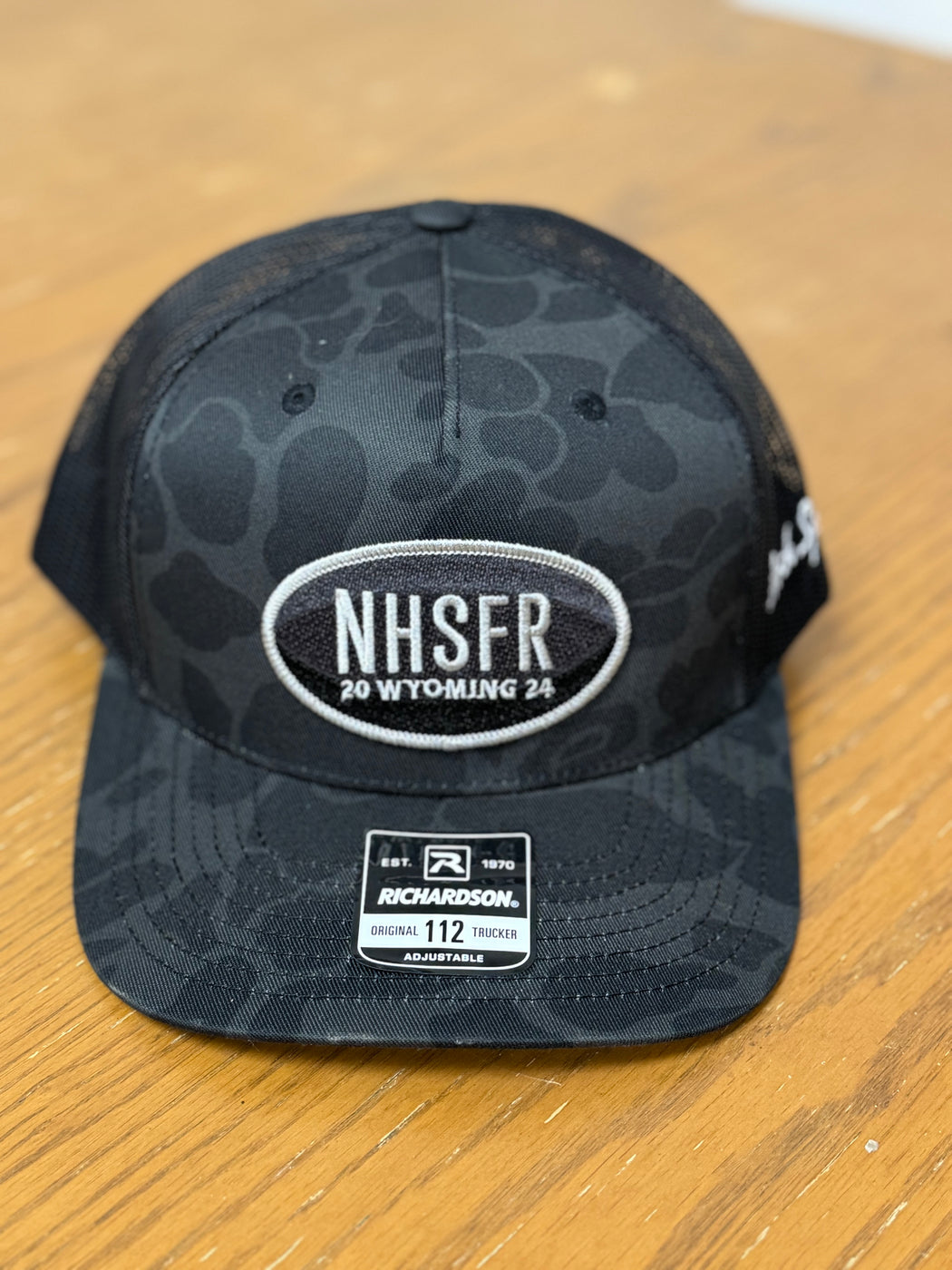 24 NHSFR Ballcap - Black Print