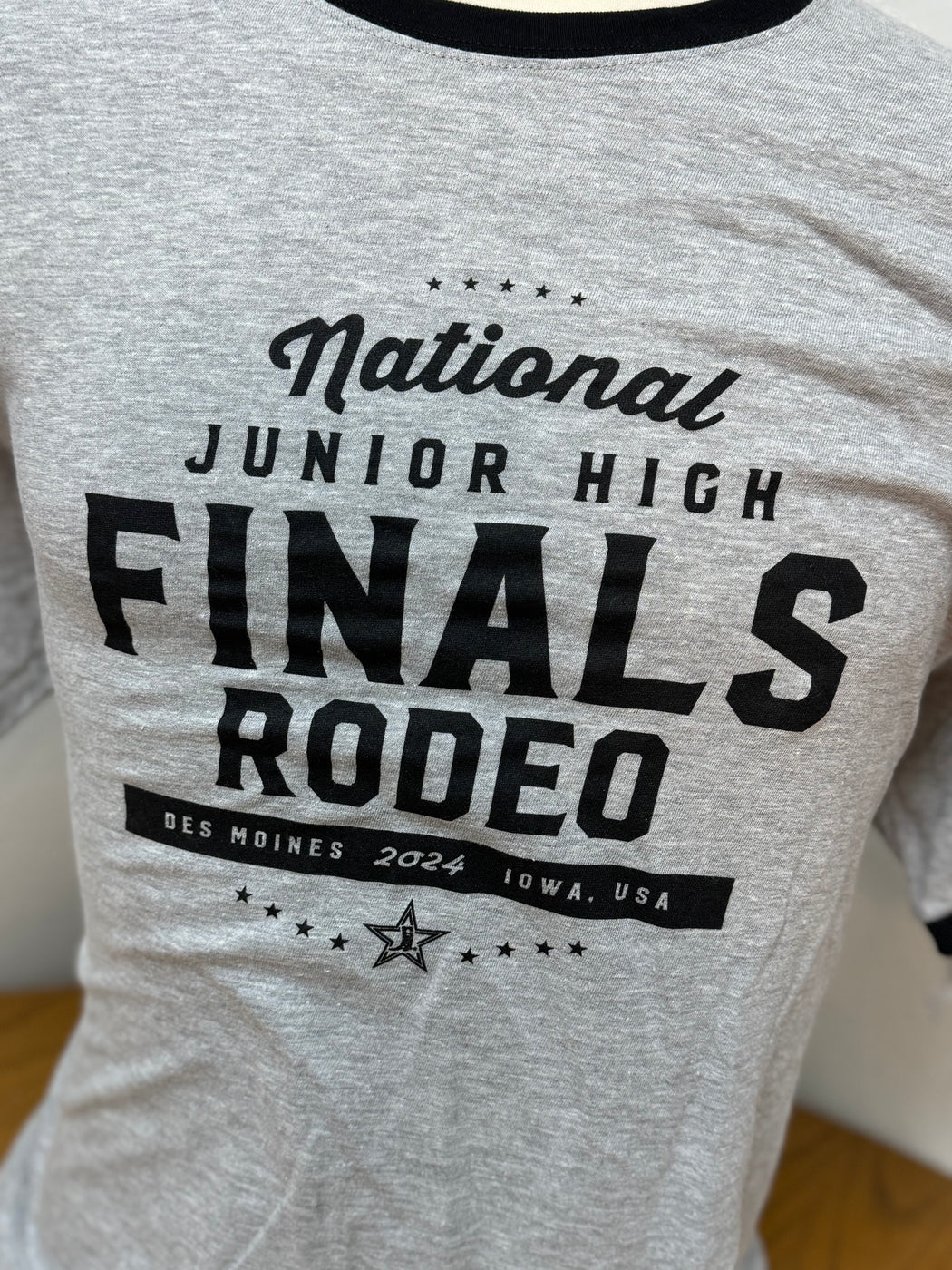 Nhsra Lettering NJHFR Gray/Black Tee — NHSRA Store