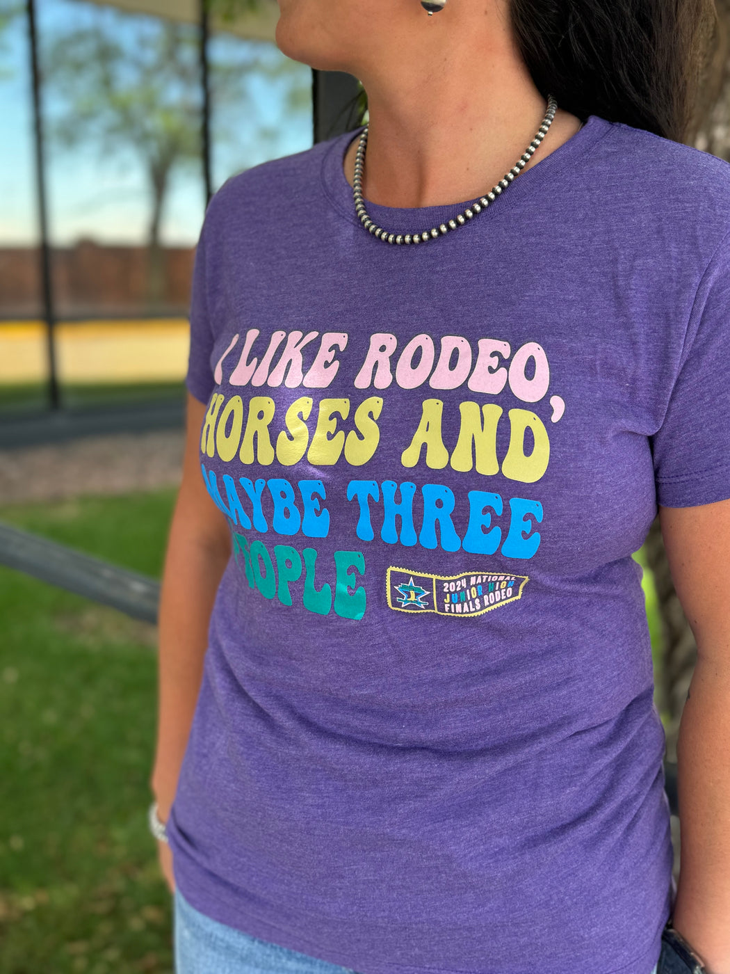 Nhsra Lettering NJHFR Purple Tee — NHSRA Store