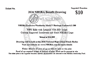 Weatherby Benefit Drawing Ticket